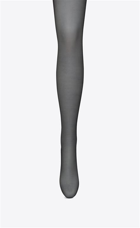 Yves Saint Laurent YSL Pantyhose Tights Black Brilliant 15